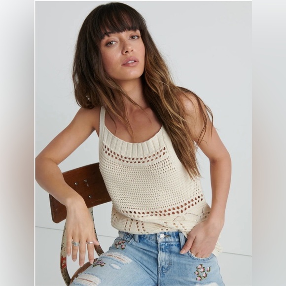 Lucky Brand Beige Knit Top - Picture 4 of 10
